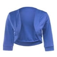 thumbnail image 2 of Vedolay Women's Fall Coat Casual Jackets for Women Fashion Basic Long Sleeve Lightweight Cropped Casual Jacket,Blue M, 2 of 3