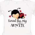 thumbnail image 4 of Inktastic Loved by My Auntie Ladybug Boys or Girls Long Sleeve Baby Bodysuit, 4 of 5