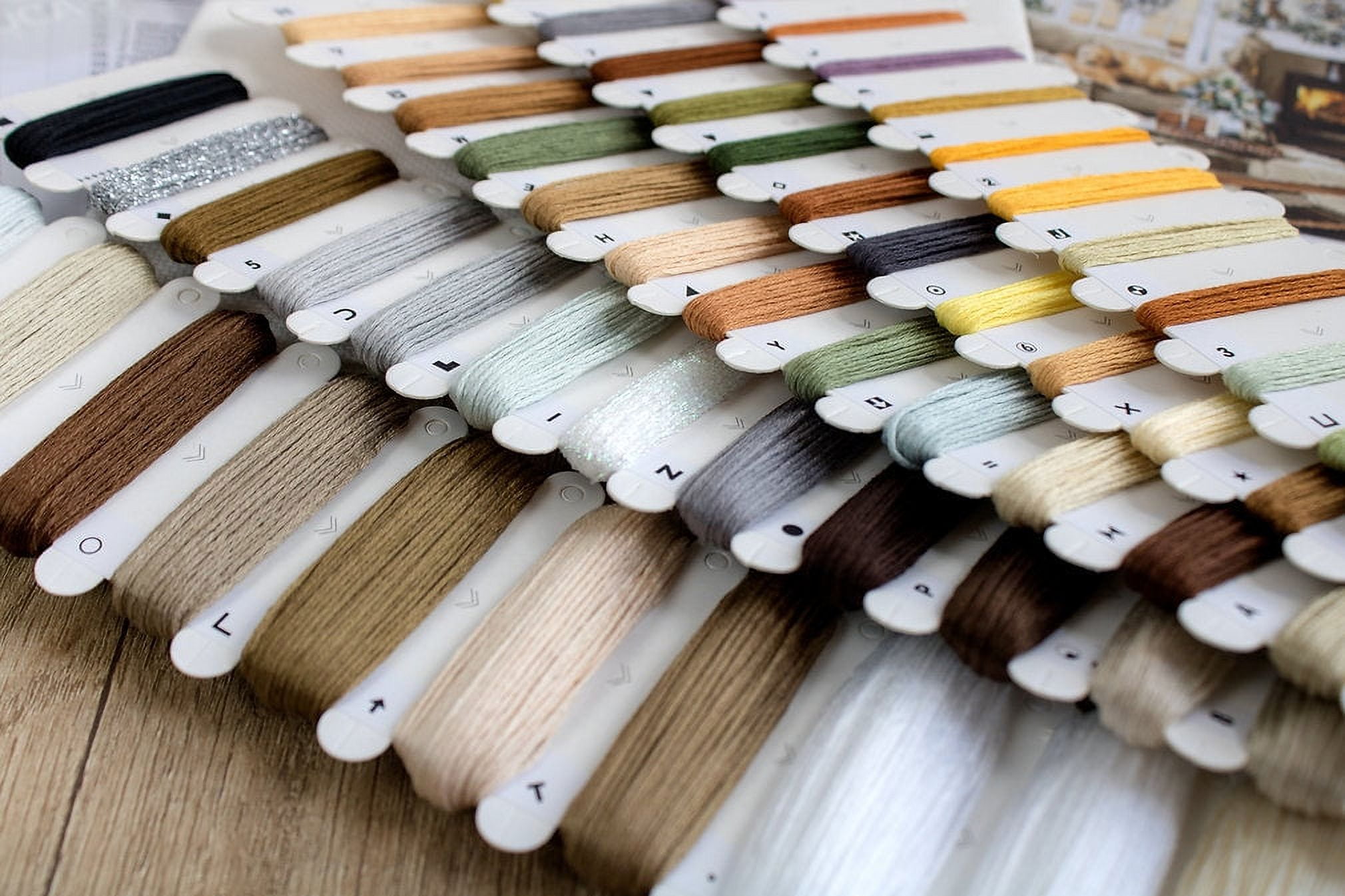 Luca-S Dreaming of a White Christmas Counted Cross-Stitch Kit