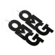 thumbnail image 5 of Acrylic Large OMG Letters Dangle Drop Earring Hip Hop Accesorio Niñas Negro Yuyangstore Pendiente colgante, 5 of 6