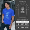 thumbnail image 4 of Greenyef Graphics I Paused My Game to Be Here Gamer Gift Funny Tee Men's T-Shirt Style-37 (Royal Blue & Sky Blue, Large), 4 of 6