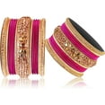 thumbnail image 5 of Indian Ethnic Partywear Handmade Bangles for Women – Elegant Traditional Jewelry Perfect for Weddings, Festivals & Everyday Wear, 5 of 6