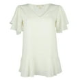 thumbnail image 4 of Michael Kors Women's Ruffle Rhinestone Top-RW-XS, 4 of 4