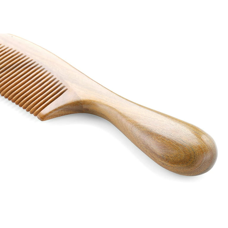 Walmeck Wooden Hair Comb Fine Tooth Wood Comb for Women No Static Natural  Detangling Sandalwood Comb