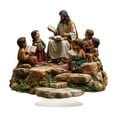 thumbnail image 2 of Religious Christmas Ornaments Acrylic 4D Desktop Decorations for Office Home Church Christian Christmas Displays Shelf Desk Decorations Standing Decor, 2 of 6