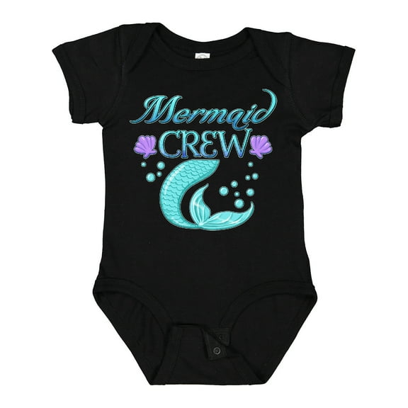 Inktastic Mermaid Crew Boys or Girls Baby Bodysuit