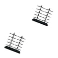 thumbnail image 1 of Injueey 10 Pairs Display Rack Eyeglass Stand Holder Glasses Blanco negro 2Conjunto, 1 of 1