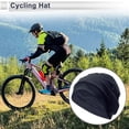 thumbnail image 2 of Sombrero de ciclismo absorbe sudor, forro de casco transpirable de tela de malla de seda Baiku marino 29x14cm/11.42"x5.51" 1 Pcs, 2 of 6