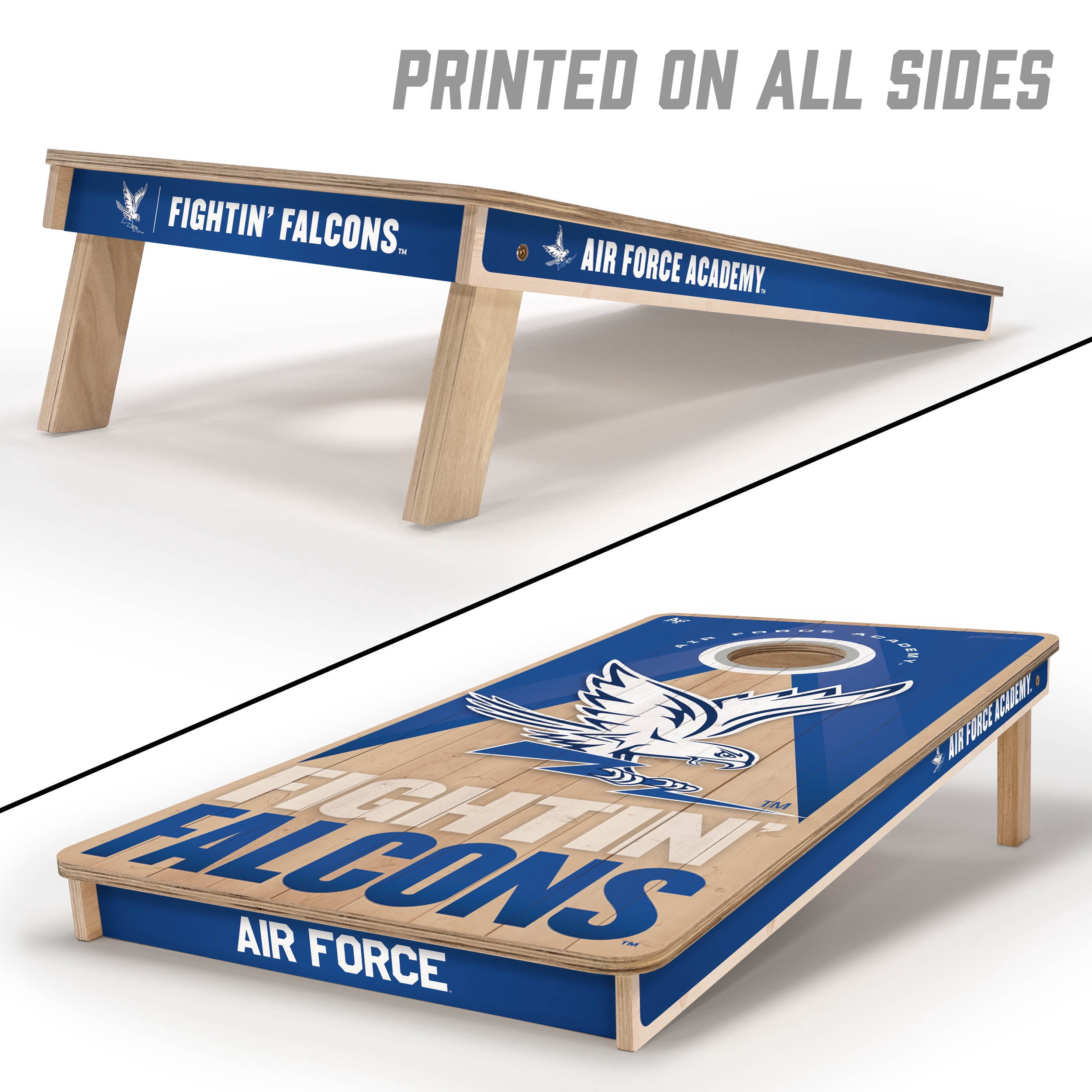 YouTheFan NCAA Air Force Academy 2X4 Slogan Series Cornhole NO BAGS