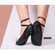 thumbnail image 4 of Zapatilla De Ballet Split De Piel Negro y Blanco Tallas 15 - 30 negro 19 Damaris Alberlui BALLET SPLIT, 4 of 5