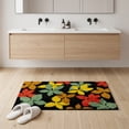 thumbnail image 7 of Unique Bargains Printed Ultra Soft Absorbent Shaggy Bath Mat Black 32" x 20", 7 of 7