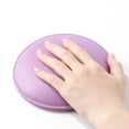 thumbnail image 3 of Almohadilla redonda para Codo Nail Tech, cómoda espuma viscoelástica de cuero de pu, fácil de Limpiar, almohada para reposamanos a prueba de agua para configuración de uña de, 3 of 7