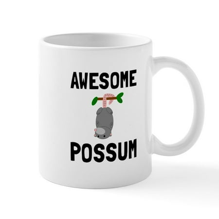 

CafePress - Awesome Possum Mugs - 11 oz Ceramic Mug - Novelty Coffee Tea Cup
