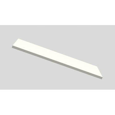 Shelf Board White 36 in. L x 12 in. D x 0.6 in. H