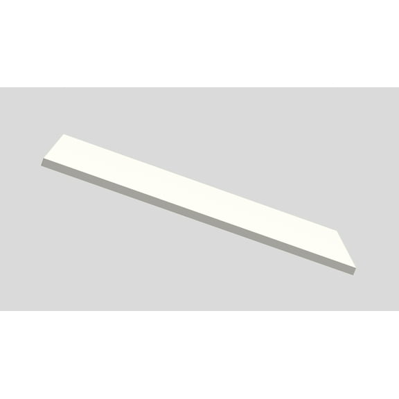 Shelf Kit White 36 in. D x 10 in. L x 0.6 in. H