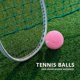 thumbnail image 2 of Pink Tennis Balls 6pcs Pack - Wear-resistant Elastic Training Balls 66mm - Ladies Beginners Practice Tennis Balls, 2 of 5