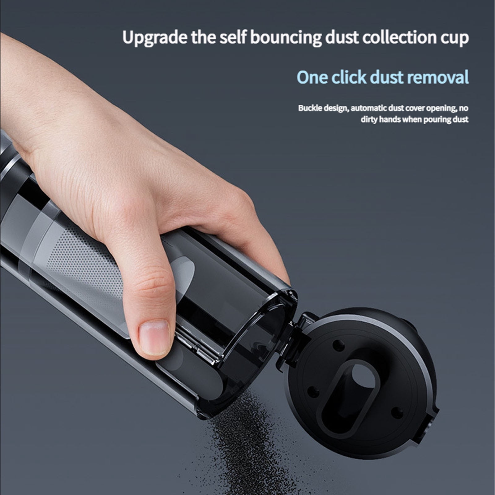 Auto Interior Vacuum Air Blower Compressed Air Duster Keyboard Cleaner for Car Interior Handheld Cordless Cleaners