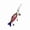 Red, variant on Articulated Artificial Fish Charm Keychain Gift For Fishermen Tackle Enthusiasts
