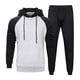 thumbnail image 1 of Otoño e invierno, nueva sudadera informal suelta de Color a juego para hombre, traje deportivo Pompotops  oipoqjl29201, 1 of 9