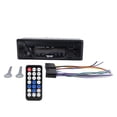 thumbnail image 2 of Reproductor Bluetooth para coche, un solo DIN, 12 V/24 V, reproductor MP3, receptor de radio FM con retroiluminación ajustable, 2 of 14