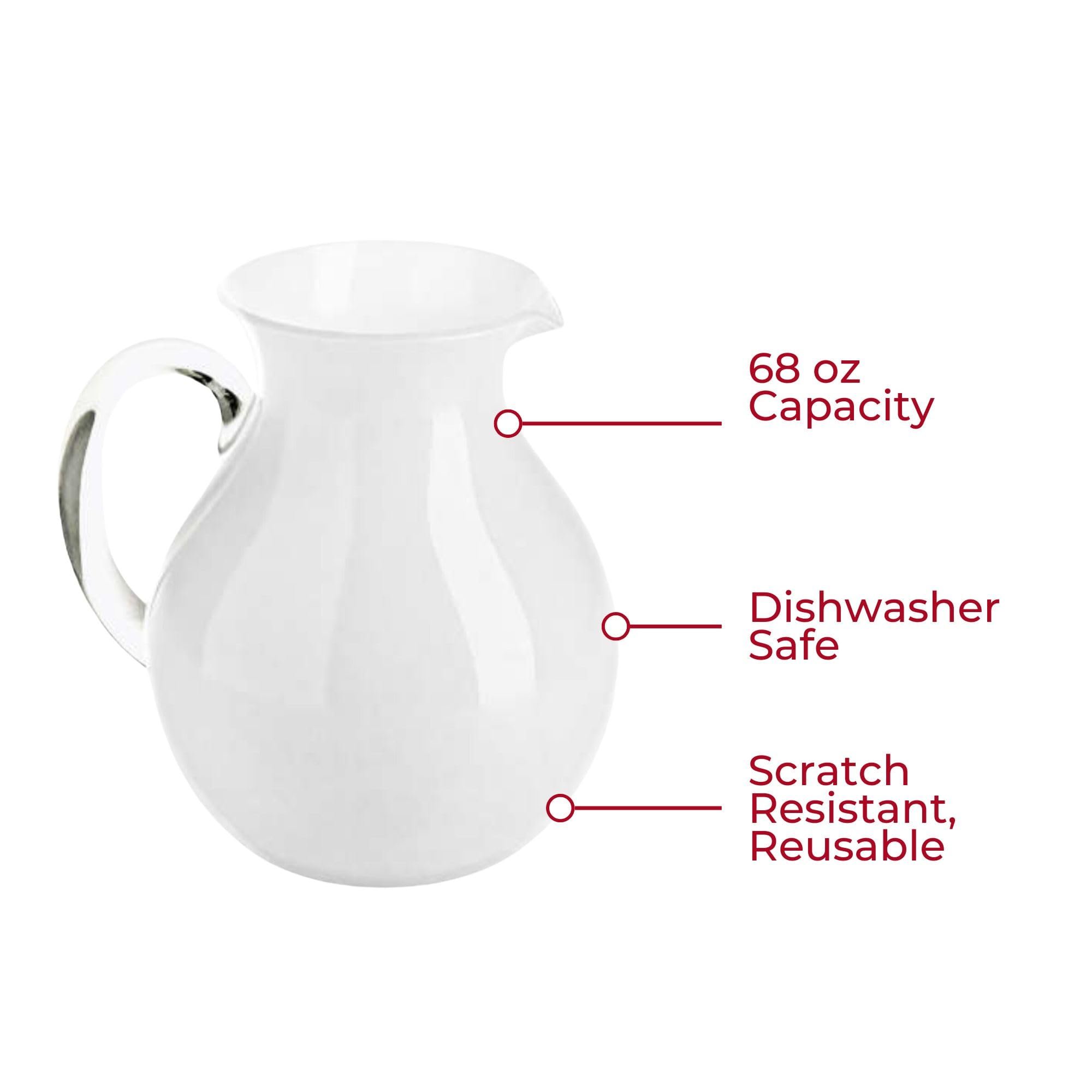 Guzzini Dolcevita Balloon Pitcher - Mother of Pearl, White