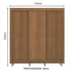 thumbnail image 3 of Ropero Closet Madesa Lyon 3 puertas corredizas con pies M, 3 of 5