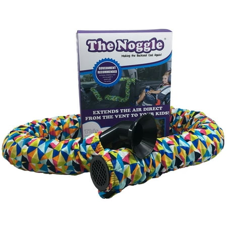 - Noggle - Extend Hot and Cold Air From Your Dash AC Vent to Kids in the Back Seat Vehicle Baby Traveling System to Keep Children Comfortable in the Car - 8ft, Kaleidoscope