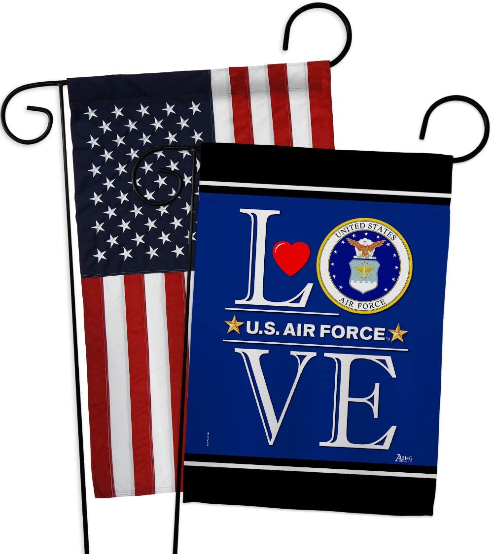 Americana Home & Garden US POW MIA Gartenflagge - Doppelseitige Veteran Flagge 33x47 Cm, Made In USA