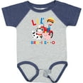 thumbnail image 3 of Inktastic Farmer Tractor Eieio Little Bro Boys Baby Bodysuit, 3 of 5