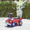 thumbnail image 5 of Qaba Toddler Ride On Toy,Baby Ride On Fire Truck with Music,Horn,Under Seat Storage,Foot To Floor Car for Kids 18-36 Months,Red,Red Plastic Toys Kids Bikes Riding Toys, 5 of 7