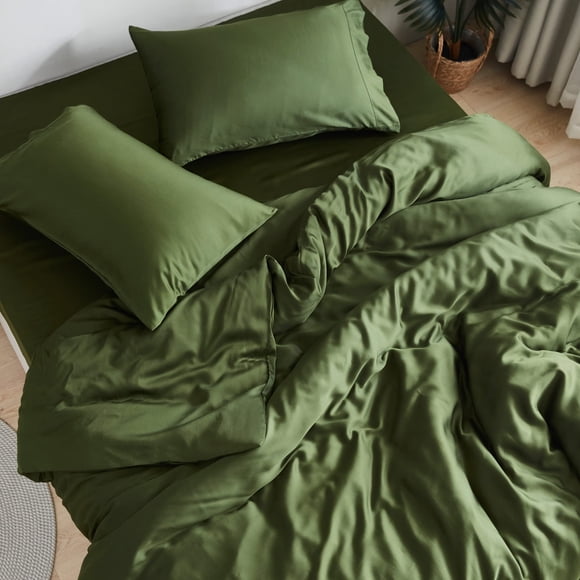 Juego de sábanas DOZ 100% viscosa de Bamboo Organic Queen