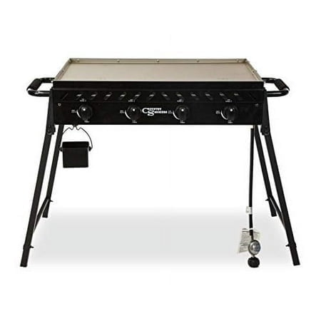Country Smokers CSGDL0590 The Highland Plaque Chauffante Portable 4 Brûleurs, Grande, Noire