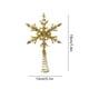 thumbnail image 3 of Estrella Dorada para Árbol de Navidad, Diseño Único de Copo de Nieve, Luz Led Decorativa, Hierro Resistente, Decoración Festiva para El Hogar y La Oficina, Ideal para Ambientes Festivos, 25 X 15 X 3, 3 of 6