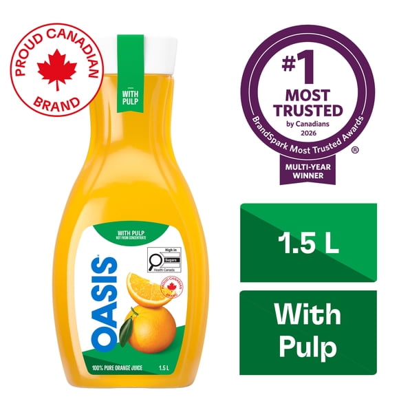 Orange Juice with Pulp, Not from Concentrate 1.5 L