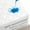 White, variant on Waterproof Mattress Protector King Size, Cooling Quilted Mattress Cover, Noiseless Gray Breathable Dust-Proof Bed Pad with 6-21" Deep Pocket for Home
