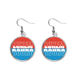 thumbnail image 1 of Luxemburgo, país, nombre de la bandera Pendientes pendientes de plata colgantes joyas señora Unbranded M, 1 of 3