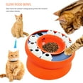 thumbnail image 4 of Intelligence Toys Cat Slow Feeder, Puzzle Toys for Dogs, Raised Food Bowl with Stand for Cats, Slow Feeding Cat Bowl, Dog Toy Intelligence, Non-Slip Bowls for Cat,Food Dispenser, 4 of 9