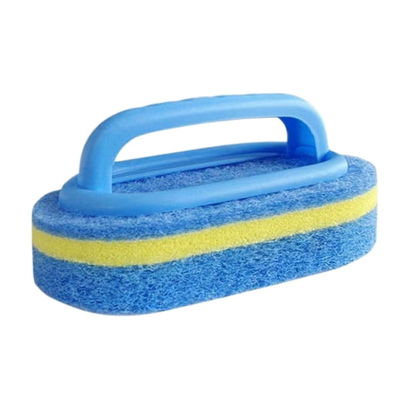 TAROFIHH Cleaning Brush for Bathroom Kitchen Bathtub – Bathtub Scrubber with Shower Sponge, Ergonomic Handle for Easy Efficient Cleaning, Multipurpose Household Scrub Brush