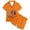 A-Orange63, variant on JAJAHO Girls Pajamas Merry Christmas Holiday Satin Sleepwear Short Sleeve 2 Piece Set Sizes 2-13Y