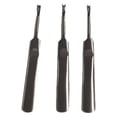 thumbnail image 4 of Inteprter 3 Pieces/Set Leather Edge Beveler Groovers Grooving V Tool Leathers U Accessories Tools Crafting Handicraft DIY Handtool Shape Type2 NO2, 4 of 6