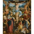thumbnail image 3 of Danube School 20x23 Black Modern Framed Museum Art Print Titled - The Crucifixion (circa 1510), 3 of 5