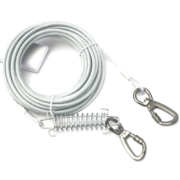 Dog Runner for Yard Dogs Tie Out Cable Dog Runners for Large Dogs Long Dog Lead for Large Dogs Walmart