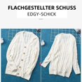 thumbnail image 3 of 1pcs-knitted sweater cardigan-off-white-L, 3 of 5
