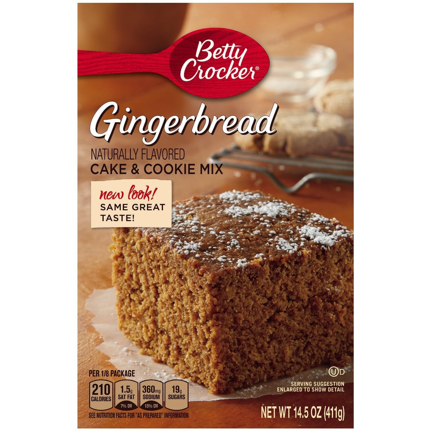 Betty Crocker Gingerbread Cake & Cookie Mix 14.5 Oz 2 Pk