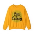 thumbnail image 3 of Cute  Creepy Unisex Heavy Blend Cotton Crewneck Sweatshirt, 3 of 11