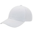 thumbnail image 3 of White velcro closure unisex casual baseball cap, 3 of 7