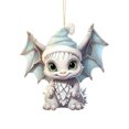 thumbnail image 2 of Adorno navideño para árbol | Colgante acrílico | Decoración navideña para árbol, coche, hogar, fiestas y pared | Decoración festiva para Navidad y las fiestas de invierno, 2 of 6