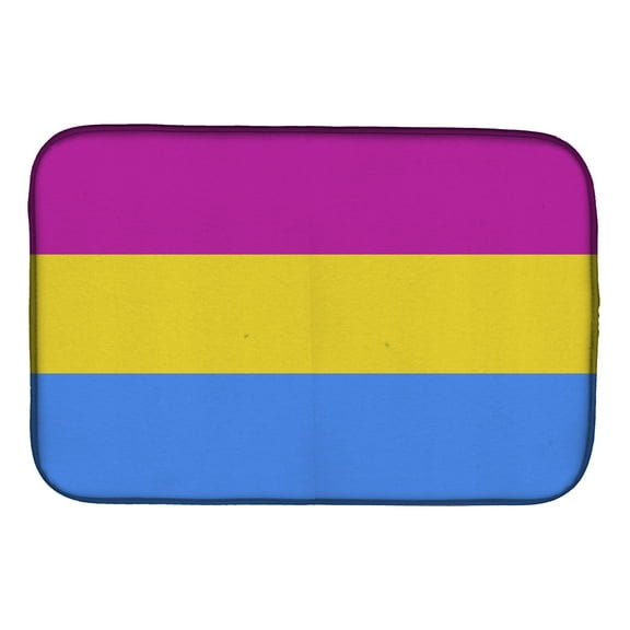 Pansexual Pride Dish Drying Mat