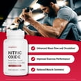 thumbnail image 2 of Noophoric Nitric Oxide Booster Capsules – L-Citrulline, L-Arginine & Beta Alanine Supplement for Muscle Pump, Stamina & Energy, 180 Capsules (3 Pack), 2 of 9