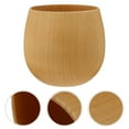 thumbnail image 6 of COSMOBETTY 1Pcs Cup Big Belly Wooden Multipurpose Drinking Household Water Cup Natural Wood Color 9X8X8CM, 6 of 8